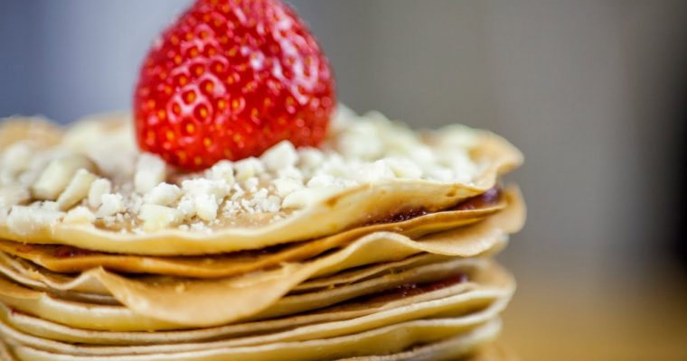 P & J Pancake (Crepe) Mini Cakes – Torciki Nalesnikowe z Maslem Orzechowym – Recipe # 199